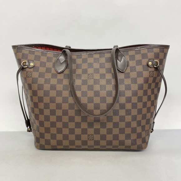 LOUIS VUITTON Brown Damier Neverfull MM Tote Bag - Picture 14 of 14